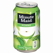 Pack de 24 canettes Minute Maid pomme  , 33 cl